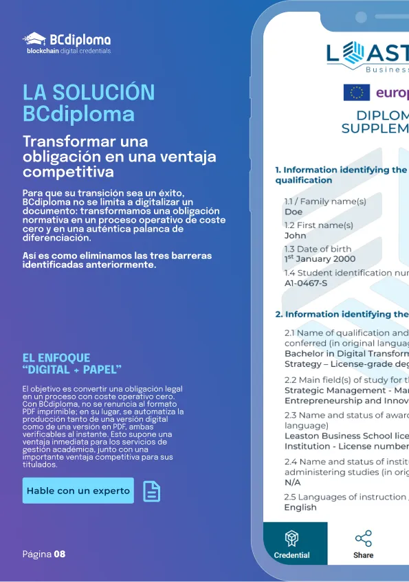 guía Suplemento al Título página 2