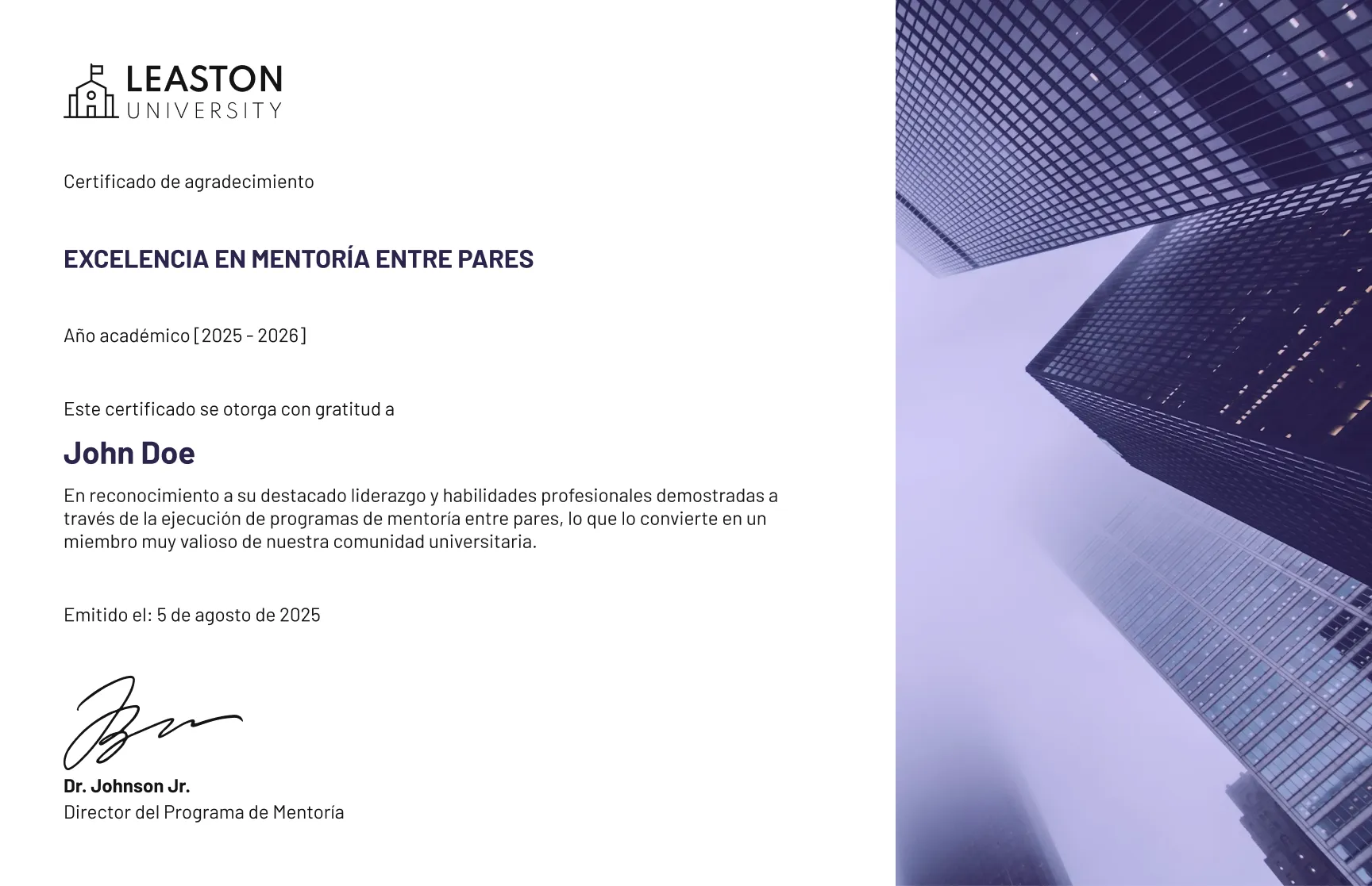 Plantillas de certificado de agradecimiento con imágenes corporativas asimétricas gratis, editables e imprimibles