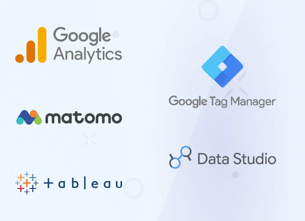 Analytics logos